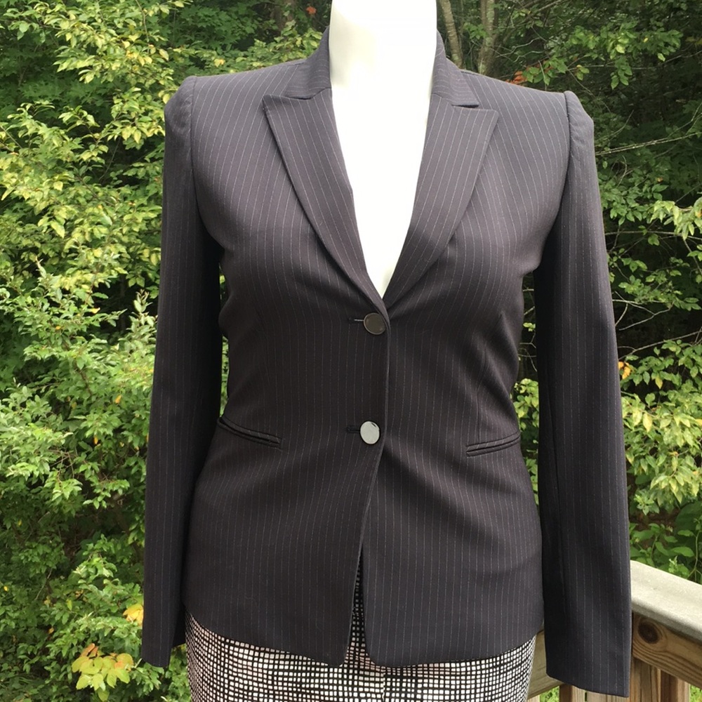 Tahari pinstriped suit jacket size 8